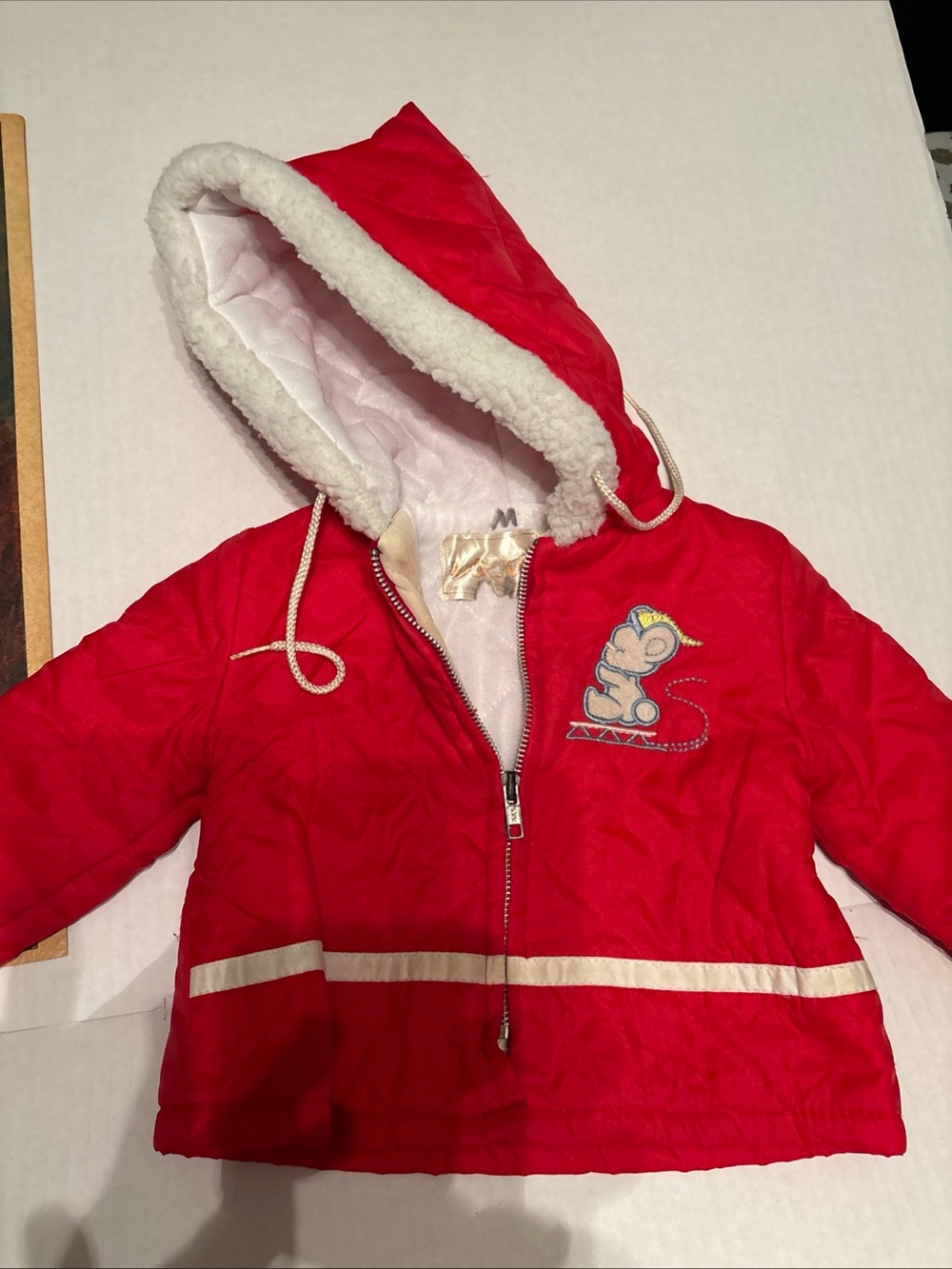 Vintage Kids Tuff Red Puff Jacket-Size 24 Months